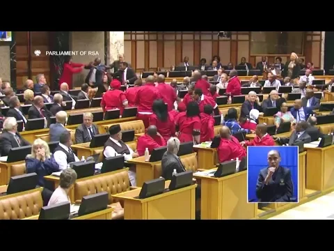 Download MP3 BIG FIGHT In Parliament - EFF vs DA And AGANG - Watch It All