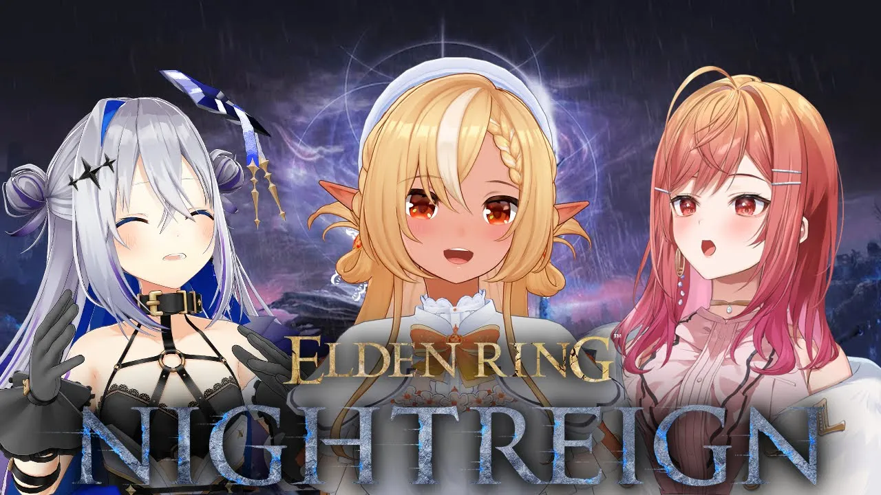 【ELDEN RING NIGHTREIGN 】ホロメンとフルパで夜の王をしばきに！【不知火フレア/ホロライブ】