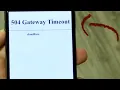 How To FIX 504 Bad Gateway Error 2024