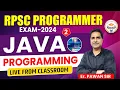 RPSC Programmer Live from Classroom Java Programming By Pawan Sir