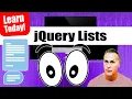 jQuery Lists how to select multiple child elements update style properties with jQuery Code