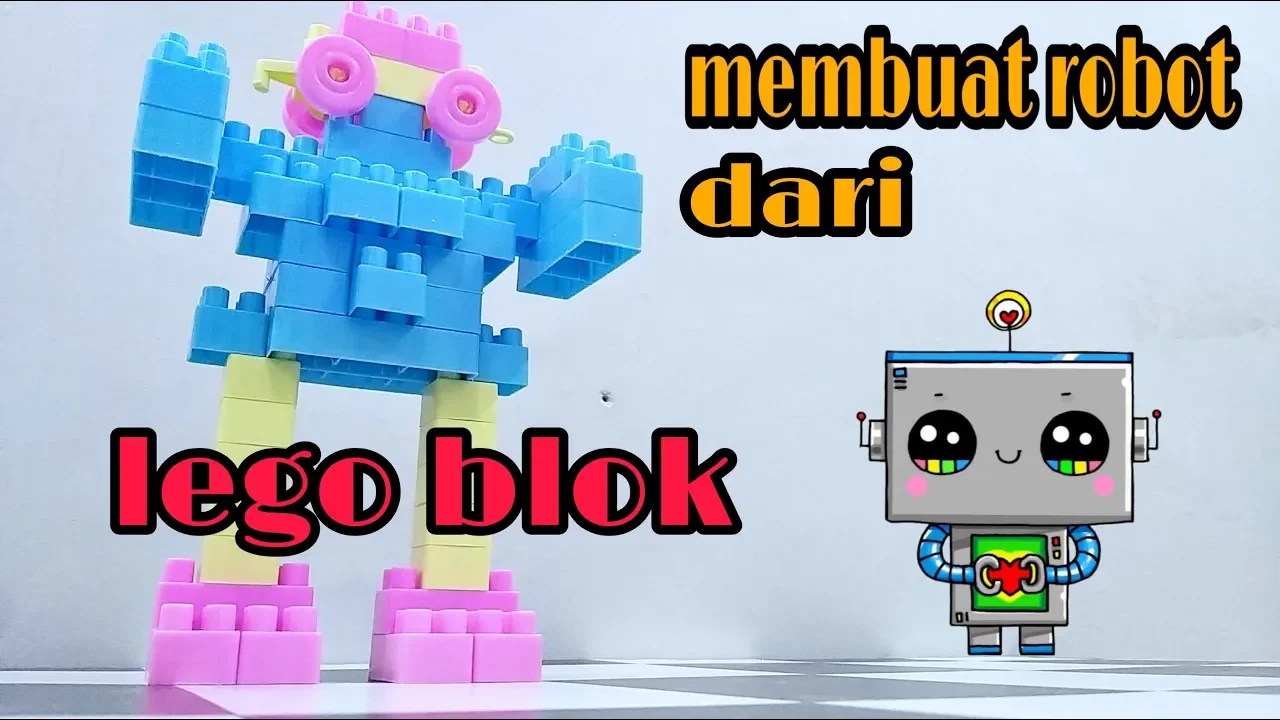 Begini cara mudah membuat robot dari lego blok | Lego blok Thanks for watching don't forget to like . 