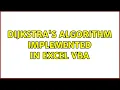 Dijkstra s algorithm implemented in Excel VBA 2 Solutions