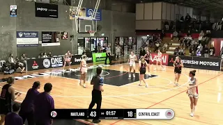 Highlights from Jessalyn Finney s 22 - Maitland vs Central Coast
