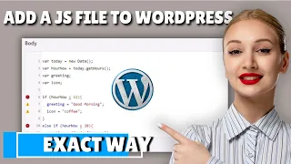 How to add a js file to wordpress 2026