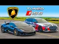 Tuned Audi RS6 v Lambo Huracan Performante: DRAG RACE