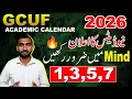 New Academic Calendar 2026 Final Exams Dates