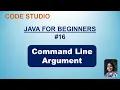 Java Programming For Beginners - Command Line Arguments With Practical Example