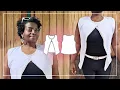 How to Sew a Sleeveless Overlay Top Pattern Download Immy Overlay Top