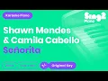 Señorita Piano Karaoke Instrumental Shawn Mendes & Camila Cabello