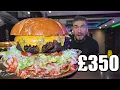 10 000 PEOPLE FAILED THIS INSANE 350 BURGER CHALLENGE LONDONS BIGGEST BURGER