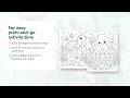 Ocean Friends Coloring Pages Ocean Coloring Pages Printable PDF Etsy 02