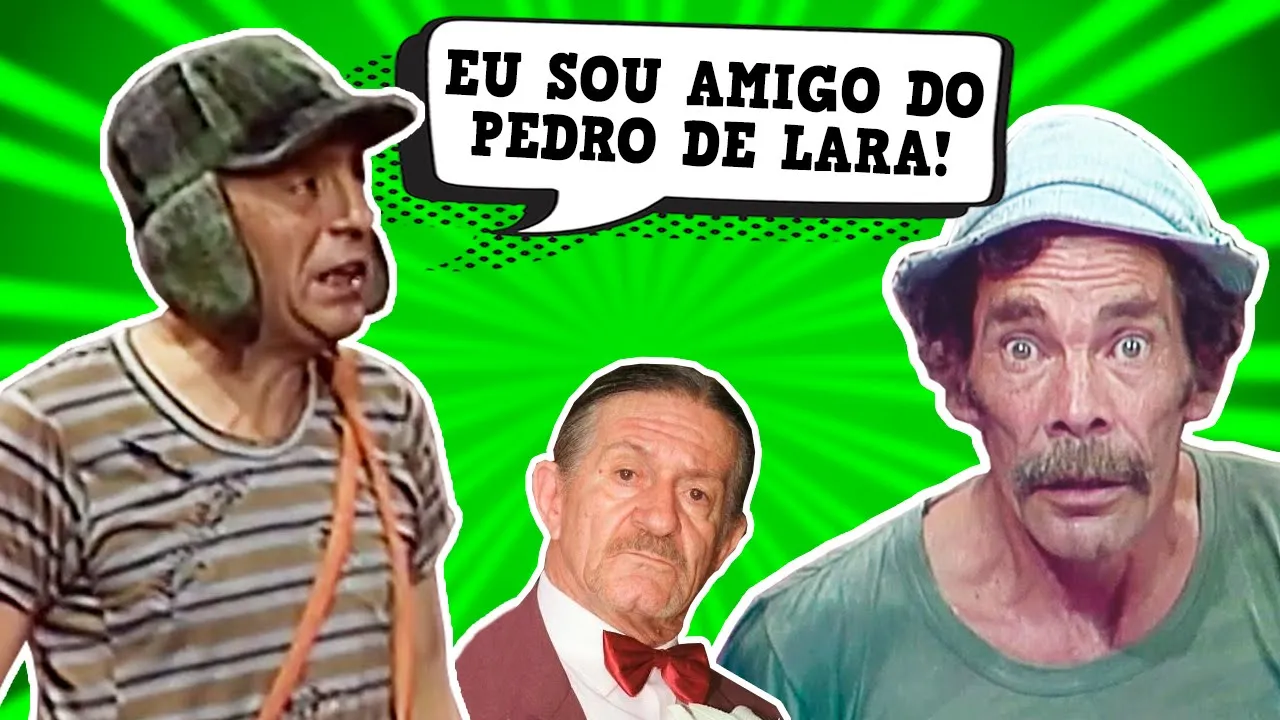 FAMOSOS BRASILEIROS que "APARECERAM" em CHAVES!!