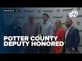 Former Potter County jailer receives award for heroic actions during mass shooting