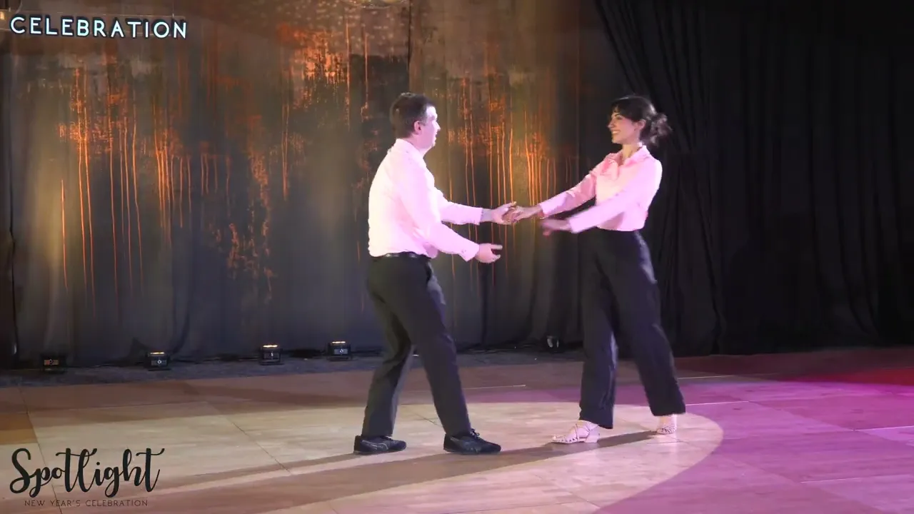 Spotlight New Year's Celebration 2025/2026 Pro Am Novice Routine Stephen Barnes with Alex Raposo