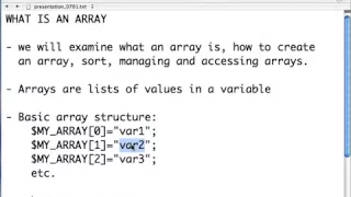 php Tutorial for Beginners 48 Basic Arrays