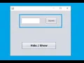 How To Hide Show JPanel Using Single Button Java Swing Netbeans