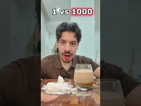 Café con 1 vs 1000 Granos de Azúcar ☕