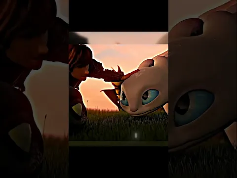 Light Fury Saved Hiccup from falling | how to train your dragon 3 edit #shorts