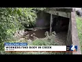 Workers find body in Bellevue creek