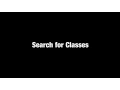 How to search for classes at CU-Boulder