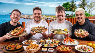 Comemos tudo no rodizio de frutos do mar mais surpreendente do Rio de Janeiro I Aqueles Caras