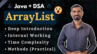 ArrayList in Java DSA Tutorial Working Time Complexity Methods