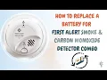 How to Replace Battery for First Alert Smoke and Carbon Monoxide Detector