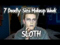 Sloth Makeup Tutorial 7 Deadly Sins Makeup Week RandomJosh