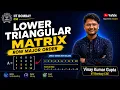 Lower Triangular Matrix in Row Major Order Complete Formula Explained IIT Bombay CSE