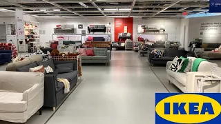 IKEA SOFAS COUCHES ARMCHAIRS COFFEE TABLES FURNITURE DECOR SHOP WITH ME SHOPPING STORE WALK THROUGH