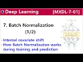 MXDL-7-01 Batch Normalization - Training and Prediction stage