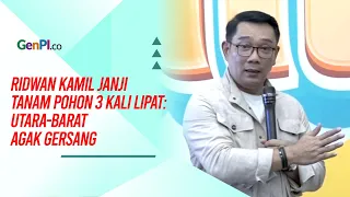 Ridwan Kamil Janji Melipatgandakan Tanam Pohon di Jakarta, Fokus di Utara dan Barat