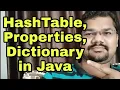 HashTable Properties Dictionary Data Structure in Java Programming Language