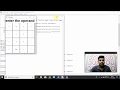 Calculator using Tkinter in Python