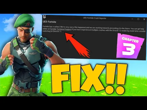 How To Fix Fortnite Chapter 3 Crashing Freezing