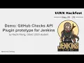 Demo GitHub Checks API Plugin prototype for Jenkins