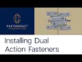 Installing Dual Action Fasteners on Laminate Countertops From CustomCraft Countertops