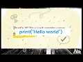 Writing Your First Python Program - Beginner Tutorial Python Series Ep 2