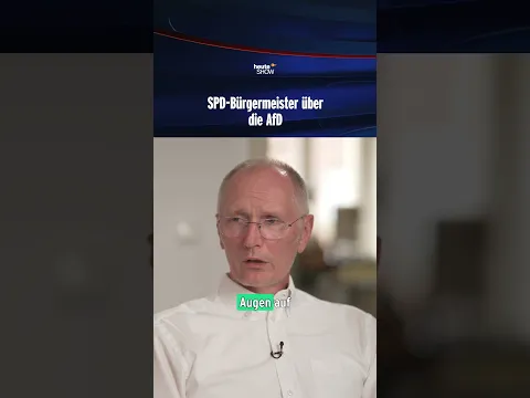 SPD-Bürgermeister über die AfD | heute-show #shorts