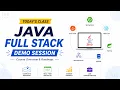 Java Full Stack Demo Session Course Overview Career Roadmap Mr Ratan Sir
