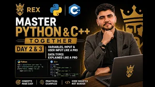 Master Python C Together Day 2 Variables Input User Input Like a Pro
