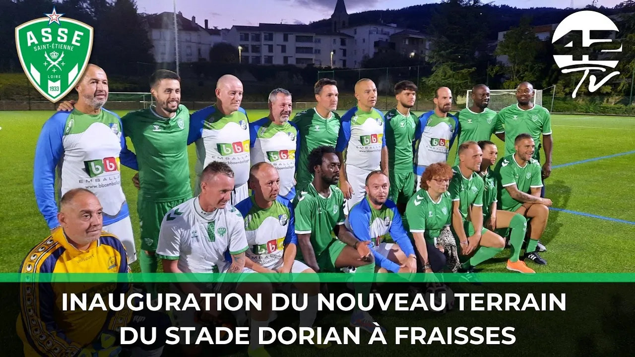 ⁣Inauguration du nouveau terrain du stade Dorian à Fraisses