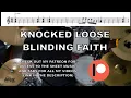 Knocked Loose - Blinding Faith - Drum Cover With SHEET MUSIC
