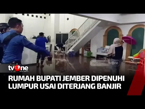 Apes, Rumah Bupati Jember Diterjang Banjir, Dua Unit Damkar Dikerahkan