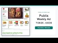 Publix Weekly Ad 26 - 26 Best Deals