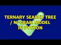 Ternary Search Tree N-Gram Model in Python