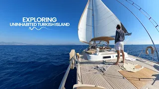 Exploring UNINHABITED Island while SAILING Turkey Coast – a Sailing Family Vlog Se. 2 Ep. 39