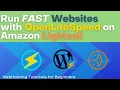 Tutorial Run a FAST webhosting server with OpenLiteSpeed on Amazon Lightsail