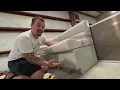 Deckmate Premium 28 Bench Seat - Pontoon Stuff Seat Install